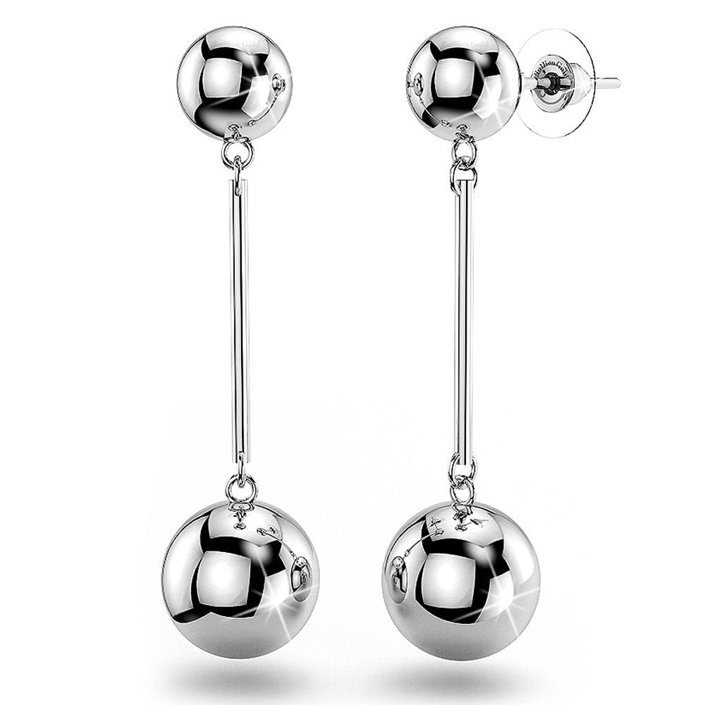 Super Ball Dangle Earrings Bullion Gold